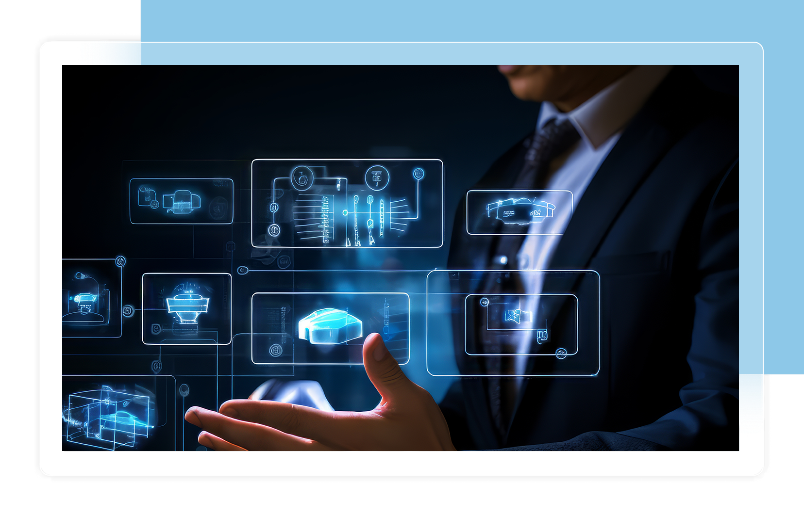 Business operations illustration